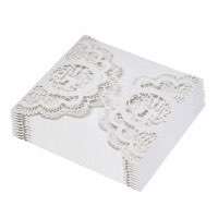 Laser Holder Square Invitation Card Wholesale Wedding Supplies